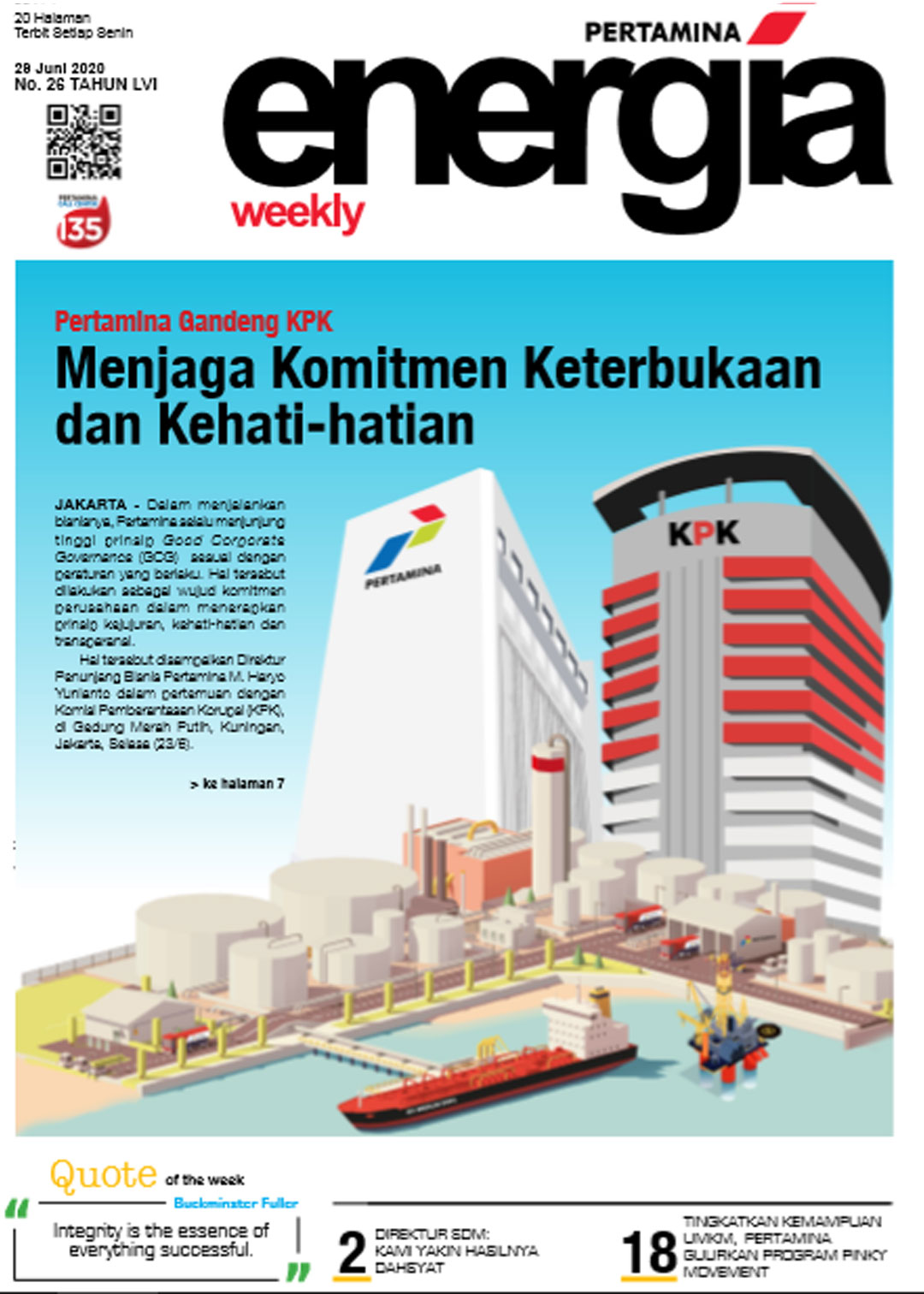 Energia Weekly 5th Week of June 2020